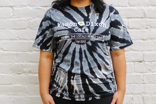 M-D Tie Dye Tee- Black